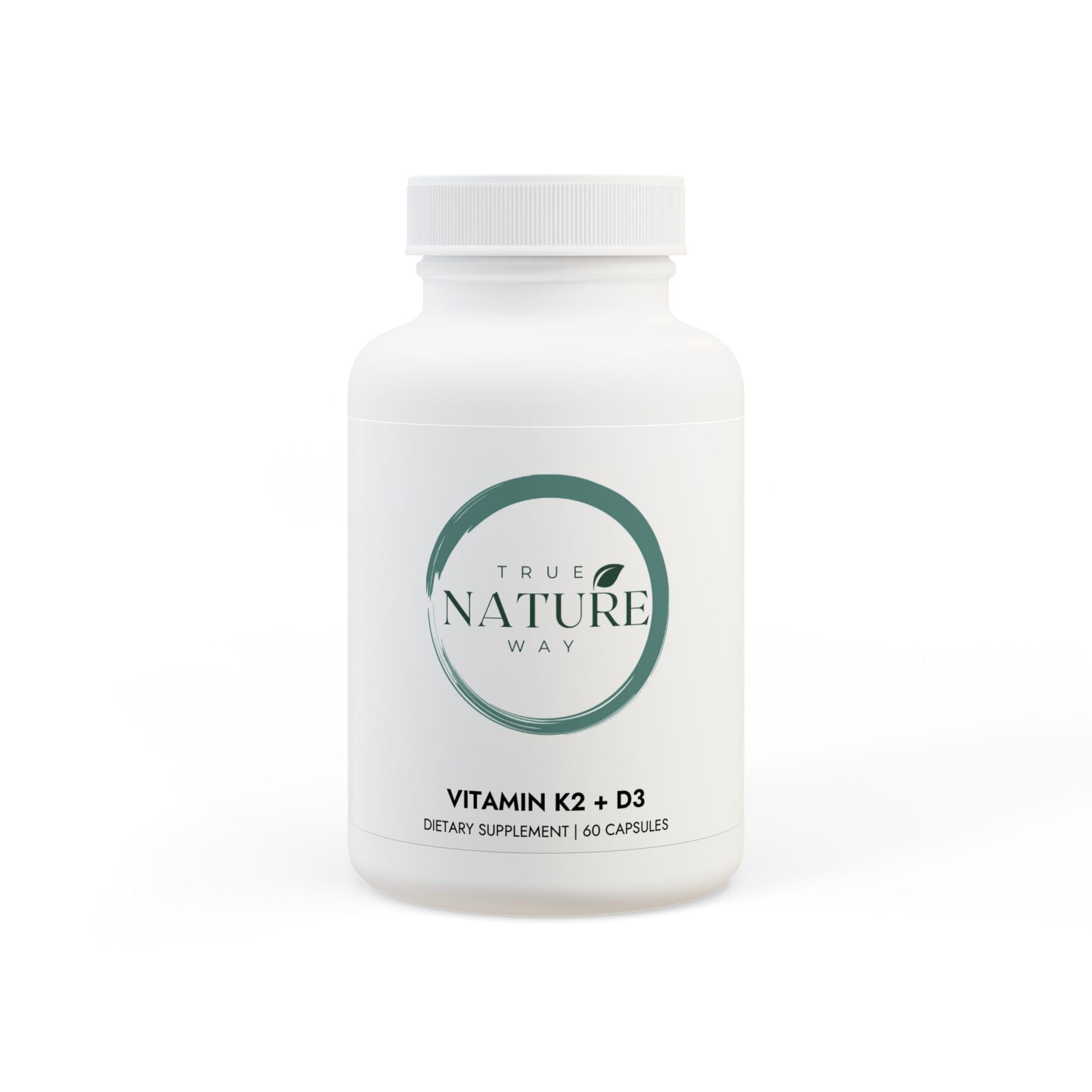 Vitamin K2 + D3 Supplement (60 Capsules)